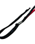 Adjustable Dog Leash - Black and Gray Camo with Hot Pink accents - against solid white background - Wag Trendz
