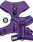 NeoCool™ Sport Dog Harness in purple and 'Wag Trendz' branding and patent pending on a white background