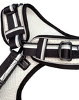NeoCool™ Sport Dog harness with black and white design on a white background