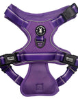 NeoCool™ Sport Dog Harness with Handle in purple with medium and light purple accents with 'Wag Trendz' branding on a white background