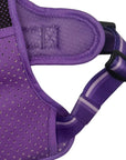 NeoCool™ Sport Dog Harness with Handle in purple - Close-up of strap on a white background