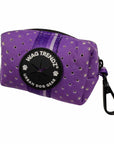 NeoCool™ Sport Poop Bag Holder in purple 'Wag Trendz' logo dispenser on a white background