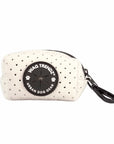 NeoCool™ Sport Poop Bag Holder in White with 'Wag Trendz' Black logo dispenser on a white background