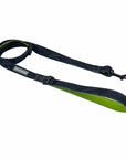 Dog Harness and Leash Set - black and gray camo adjustable dog leash with hi vis accents - against solid white background - Wag Trendz