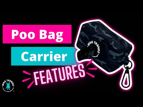 Dog Poop Bag Holder - Video of dog poop bag holder features - Wag Trendz