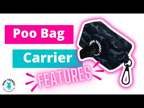 Dog Poo Bag Holder - Video of dog poo bag holder features - Wag Trendz