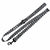 Adjustable dog leash with black and white checkered design
