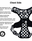 Cooling Dog Harness With Handle | NeoCool™ Grid & Grit