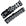 Reflective dog collar with black and white checkered design