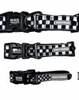 Reflective dog collars in three sizes and widths (small, medium and large)