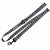 Adjustable dog leash with black and white checkered design