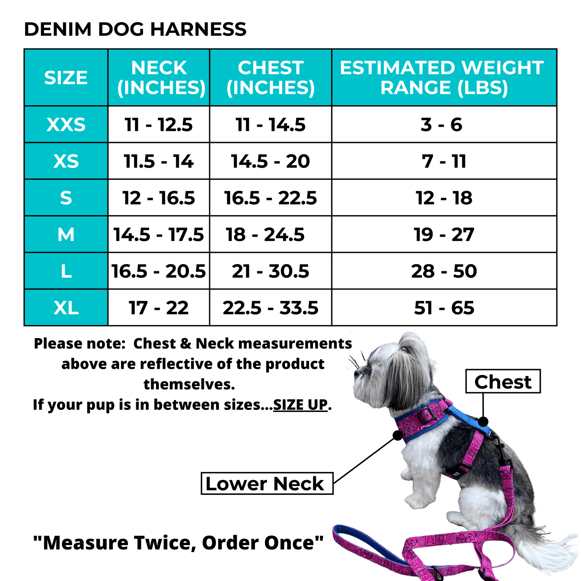 Dog Harness and Leash | Downtown Denim