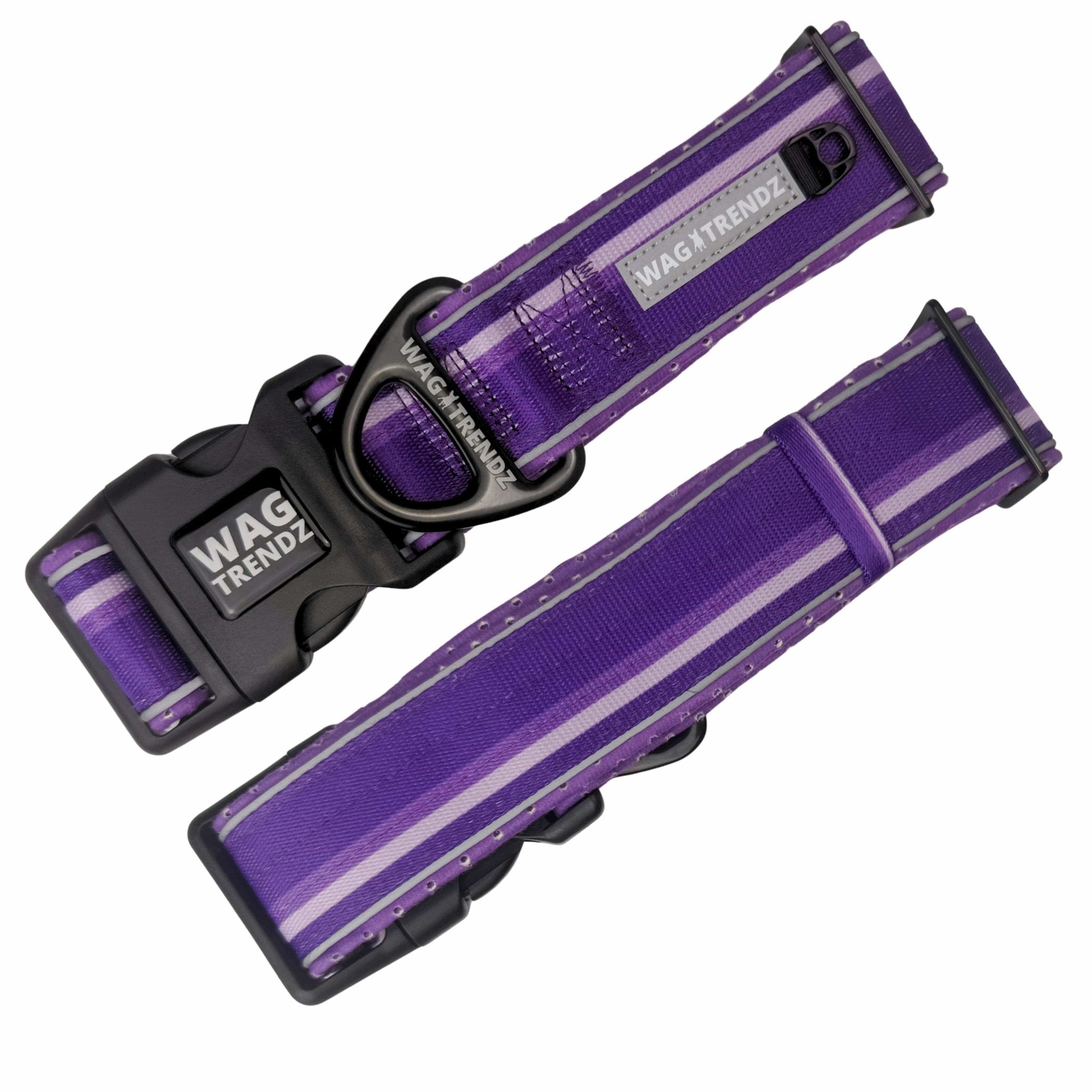 Soul Dog NeoCool™ Sport Dog Collar Purple – Reflective Style & Comfort