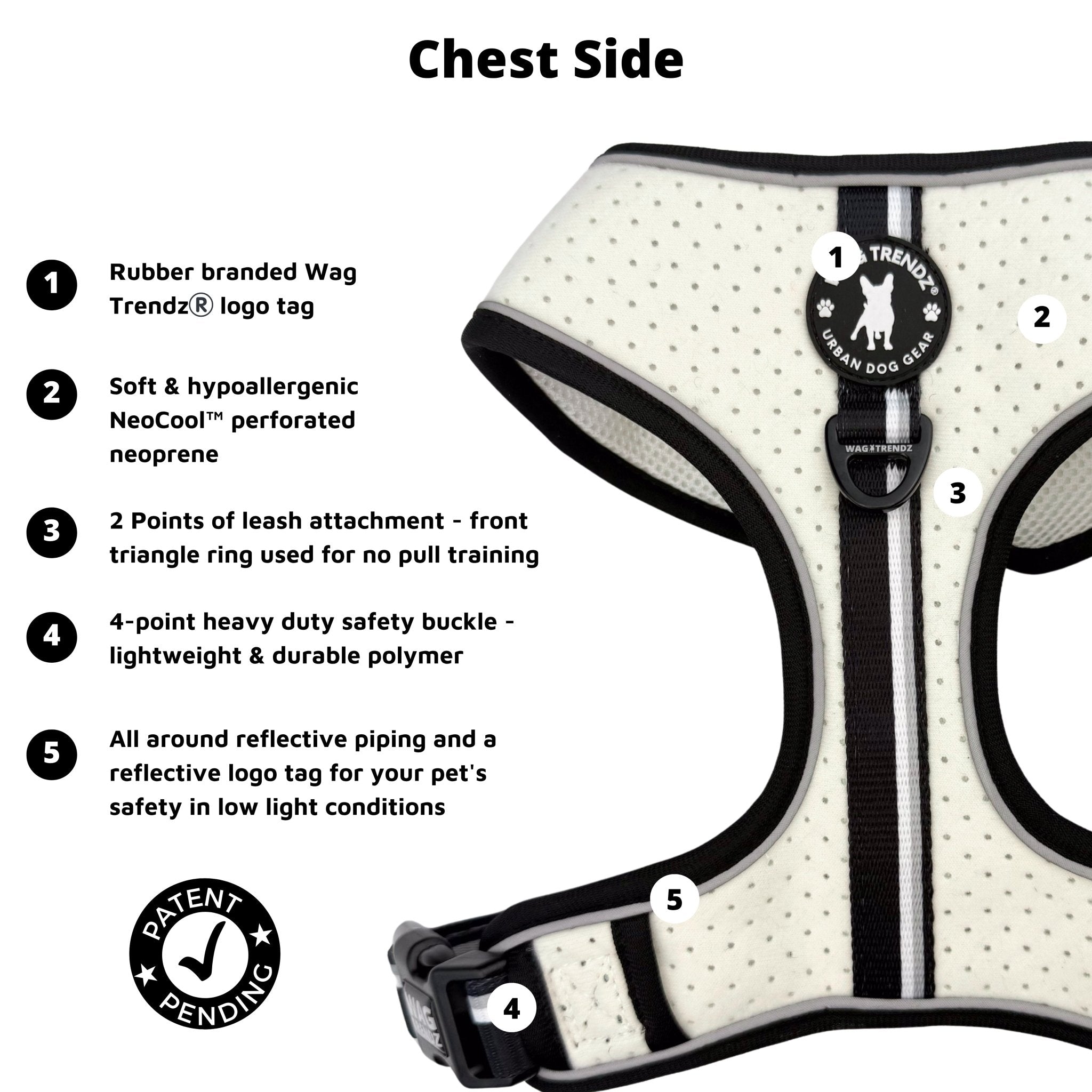 NeoCool™ Sport Dog Harness – Breathable, No-Pull, Patent Pending