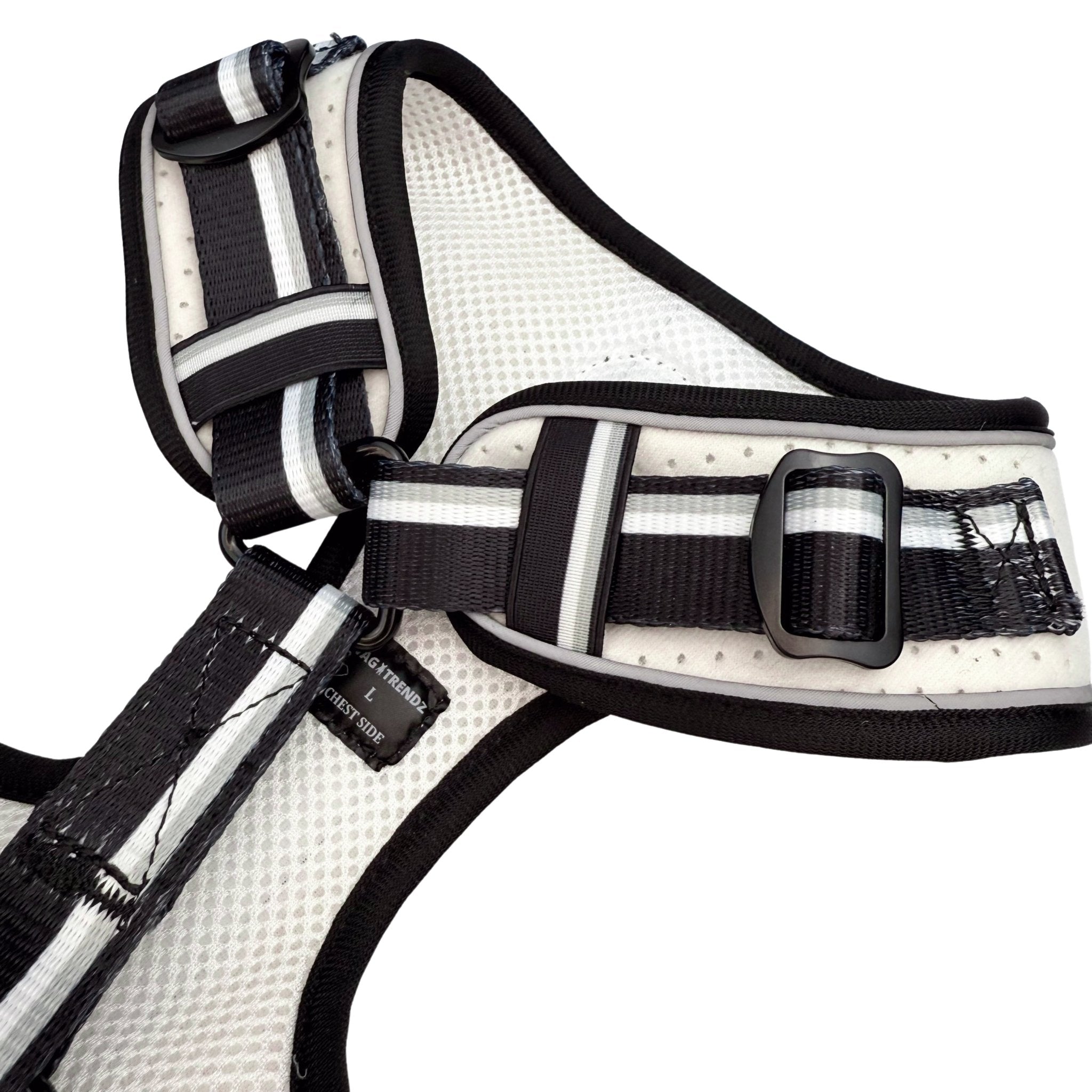 犬服・アクセサリー Howly FRAME-X ADV HARNESS - White Msize NeoCool™ Sport Dog Harness – Breathable, No-Pull, Patent Pending