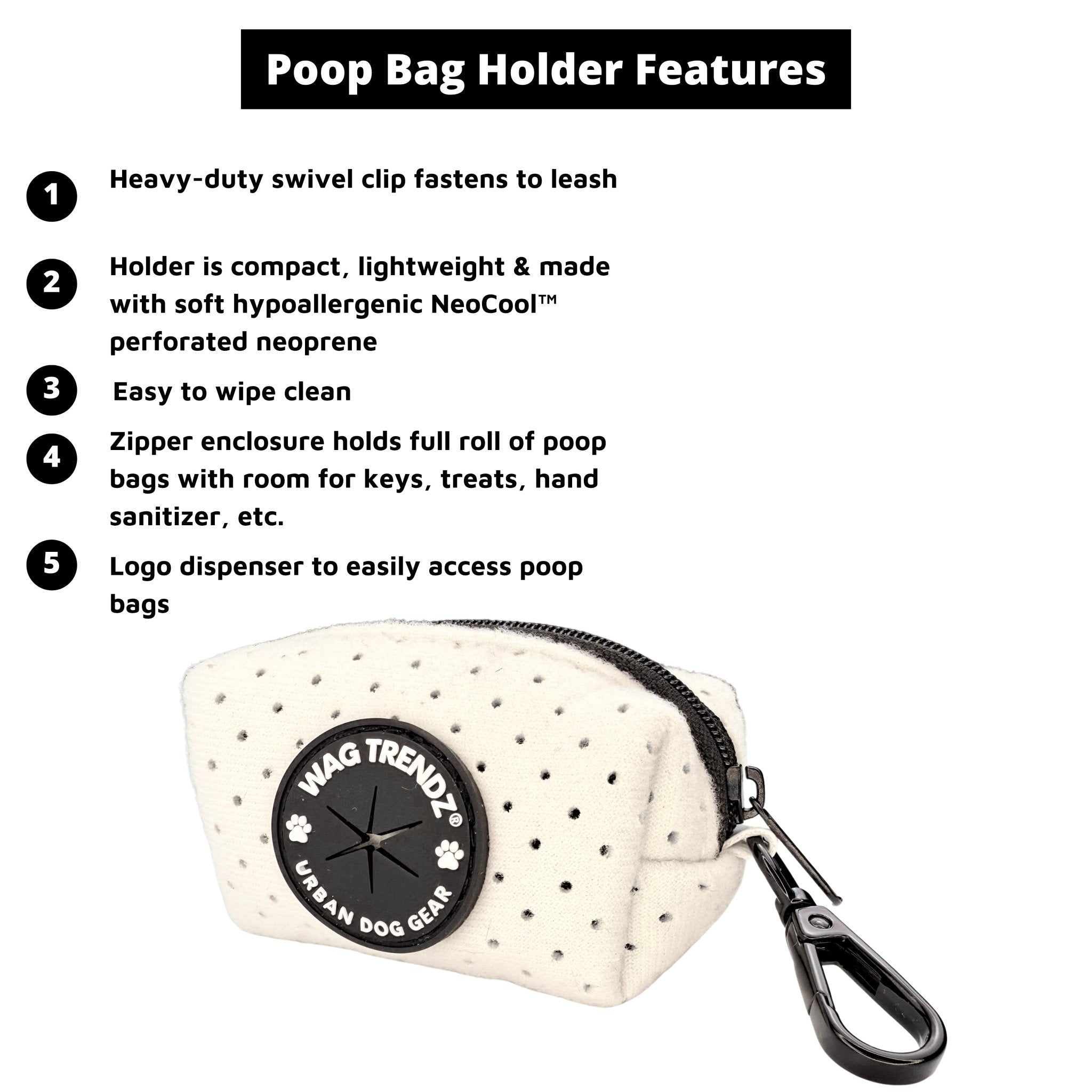 NeoCool™ Sport Poop Bag Holder – Sleek, Secure & Ready to Go