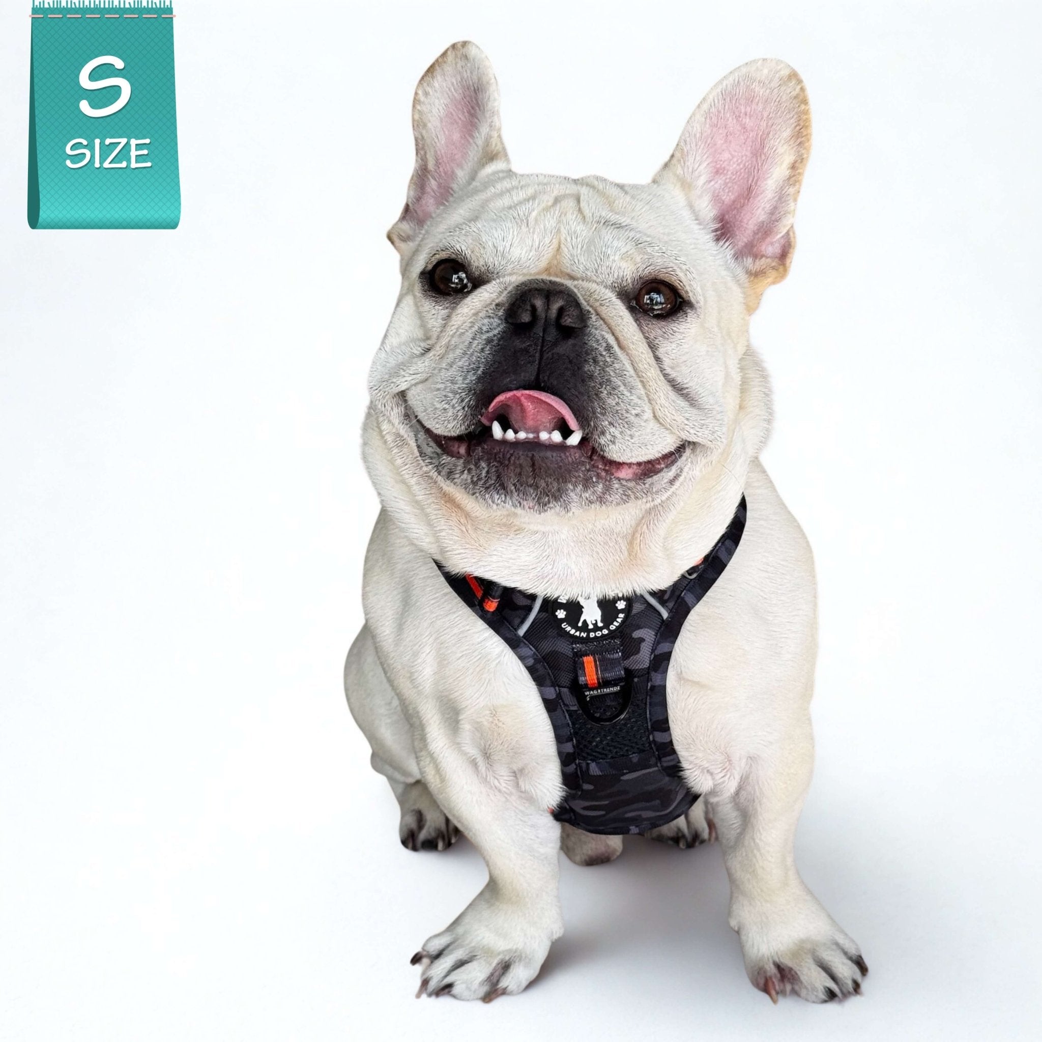 444.dogs専用 No Pull Dog Harness | Handle For Control | Camo Orange