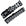Reflective dog collar with black and white checkered design