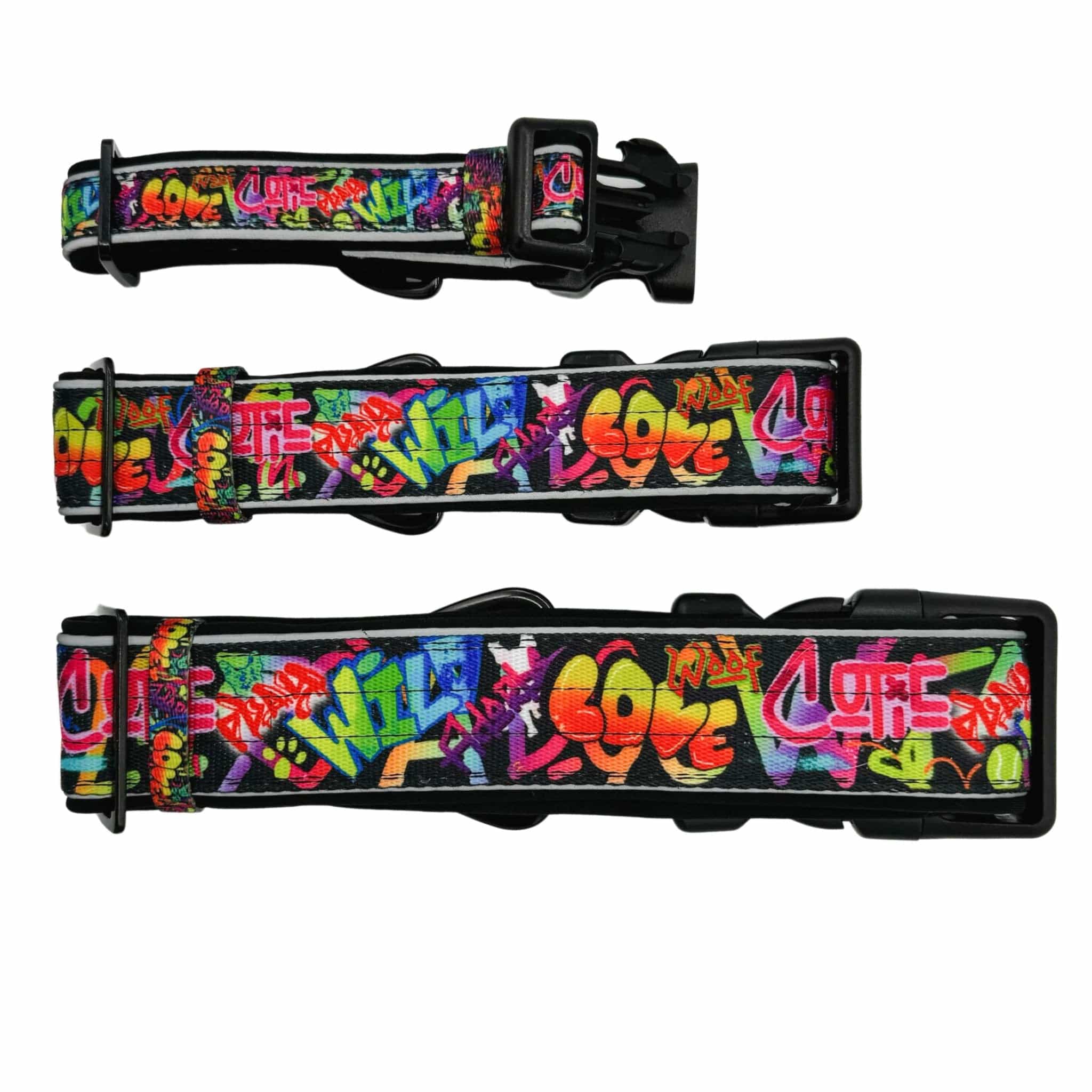 Reflective Dog Collar - Urban Street Graffiti | Wag Trendz®