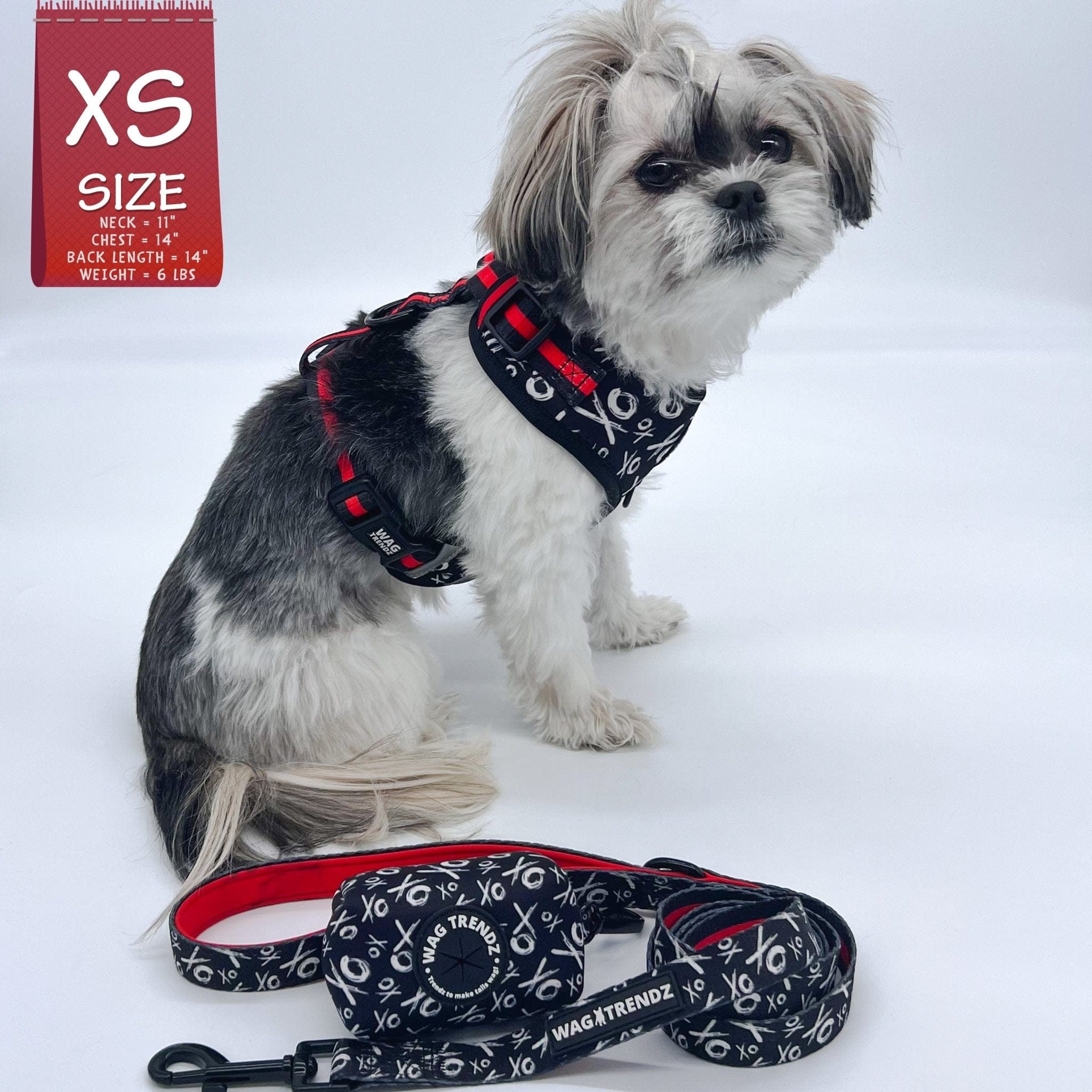 No Pull Dog Harness - XO Hugs & Kisses | Wag Trendz®